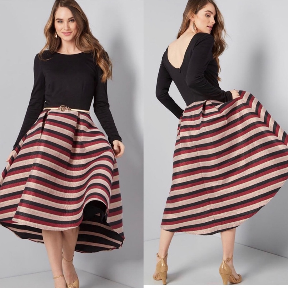 Anthropologie Hutch High Low Formal Dress